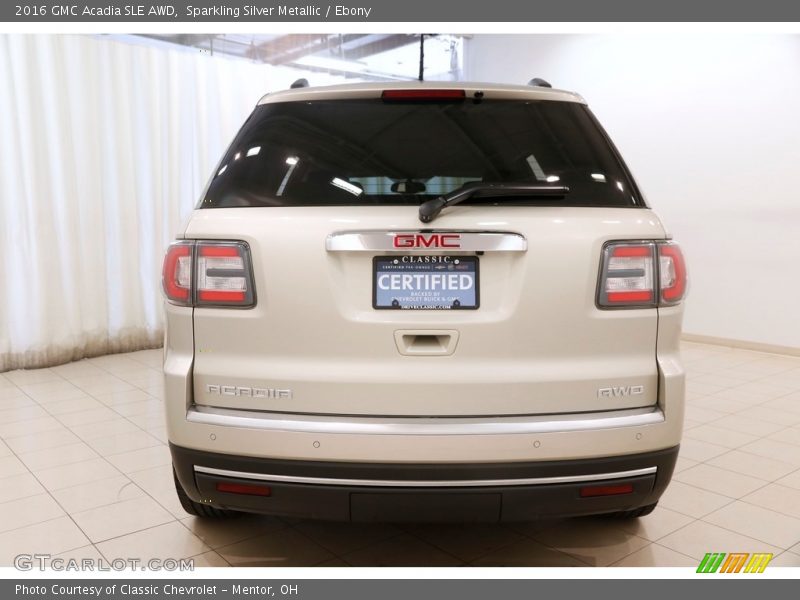 Sparkling Silver Metallic / Ebony 2016 GMC Acadia SLE AWD