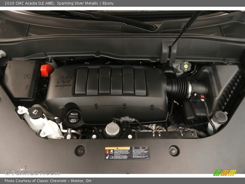 Sparkling Silver Metallic / Ebony 2016 GMC Acadia SLE AWD