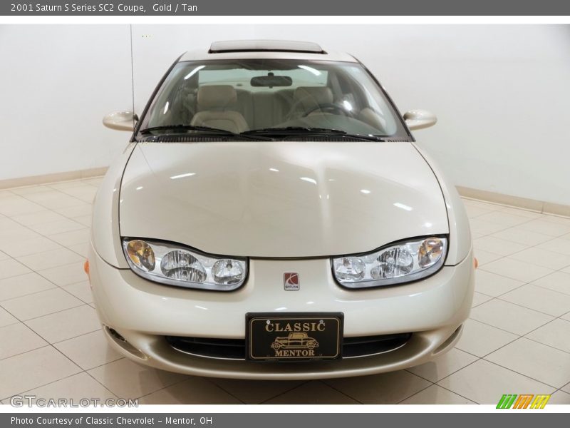 Gold / Tan 2001 Saturn S Series SC2 Coupe