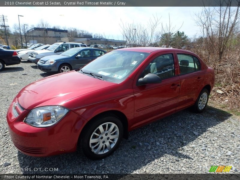 Crystal Red Tintcoat Metallic / Gray 2010 Chevrolet Cobalt LS Sedan