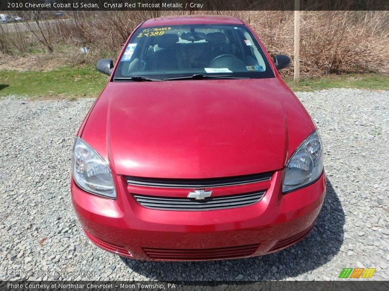 Crystal Red Tintcoat Metallic / Gray 2010 Chevrolet Cobalt LS Sedan