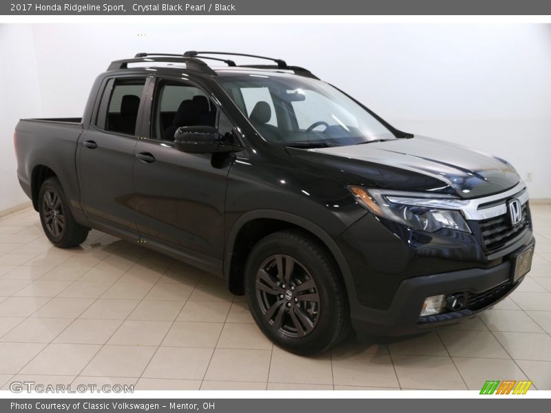 Crystal Black Pearl / Black 2017 Honda Ridgeline Sport