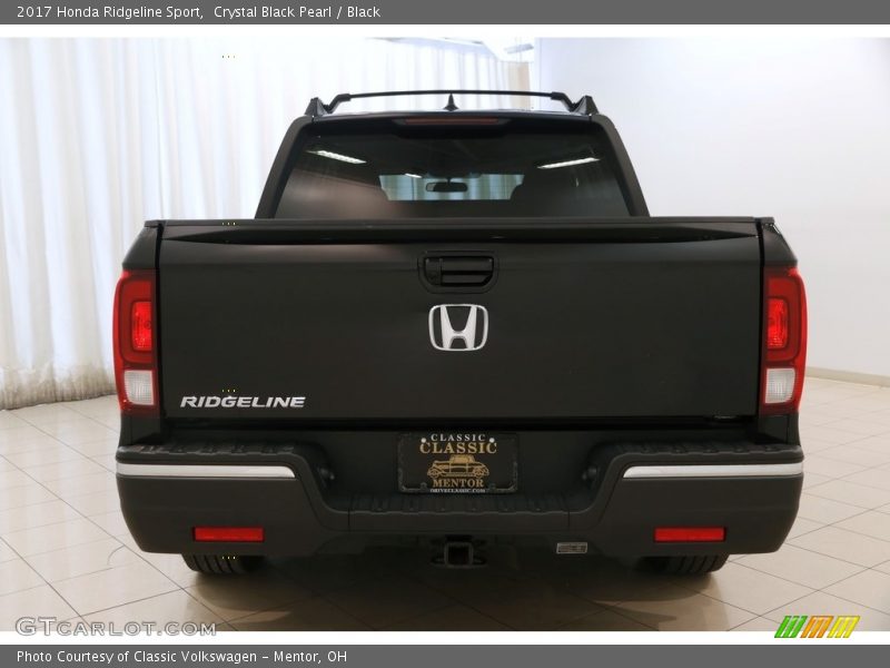 Crystal Black Pearl / Black 2017 Honda Ridgeline Sport