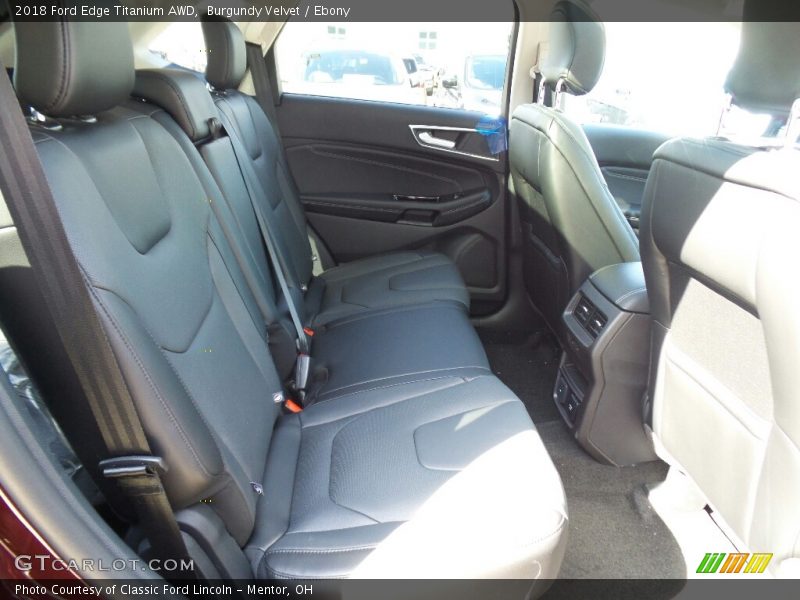 Burgundy Velvet / Ebony 2018 Ford Edge Titanium AWD