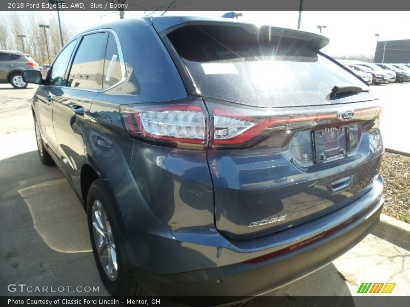 Blue / Ebony 2018 Ford Edge SEL AWD