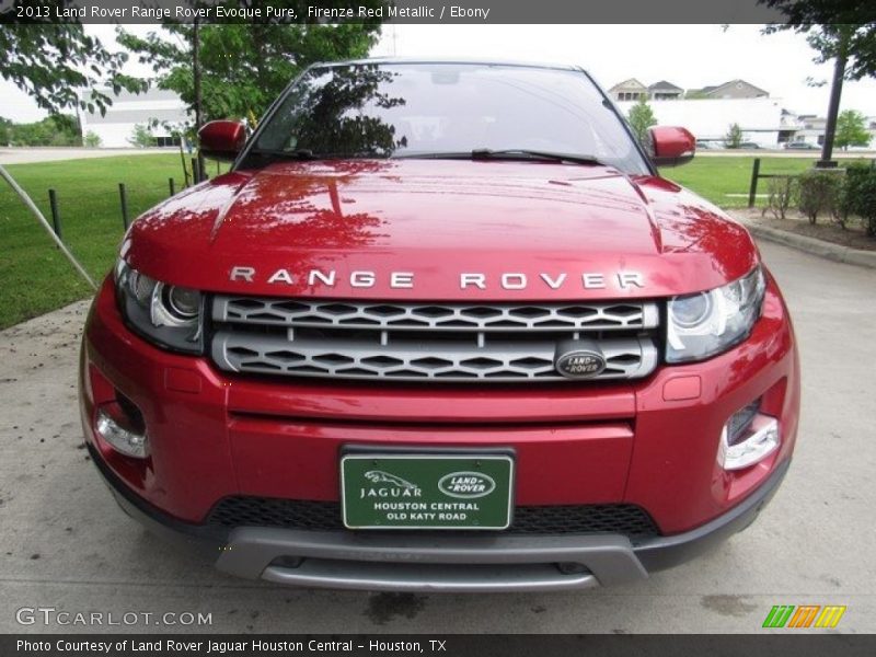 Firenze Red Metallic / Ebony 2013 Land Rover Range Rover Evoque Pure