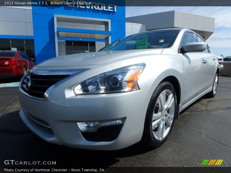 Brilliant Silver / Charcoal 2013 Nissan Altima 3.5 S