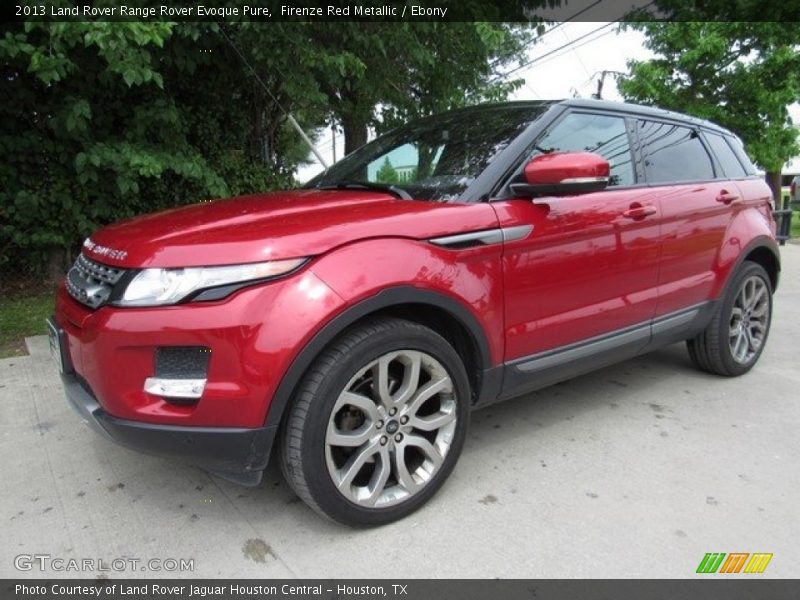 Firenze Red Metallic / Ebony 2013 Land Rover Range Rover Evoque Pure