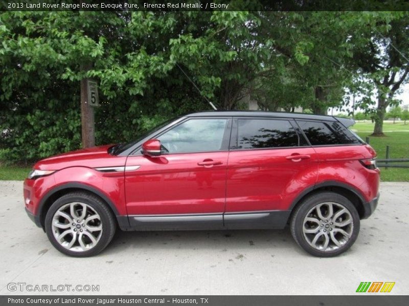 Firenze Red Metallic / Ebony 2013 Land Rover Range Rover Evoque Pure