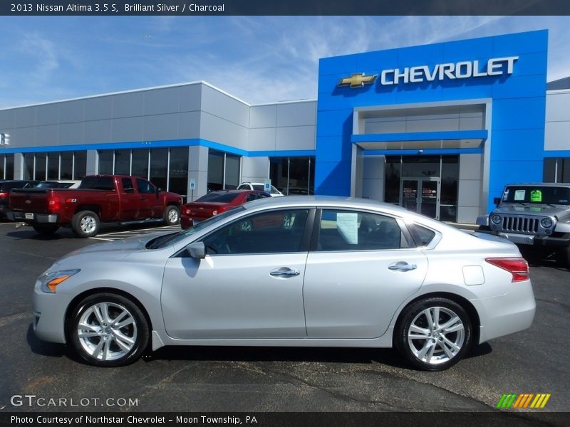 Brilliant Silver / Charcoal 2013 Nissan Altima 3.5 S