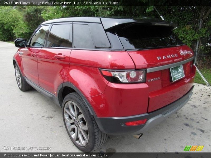 Firenze Red Metallic / Ebony 2013 Land Rover Range Rover Evoque Pure