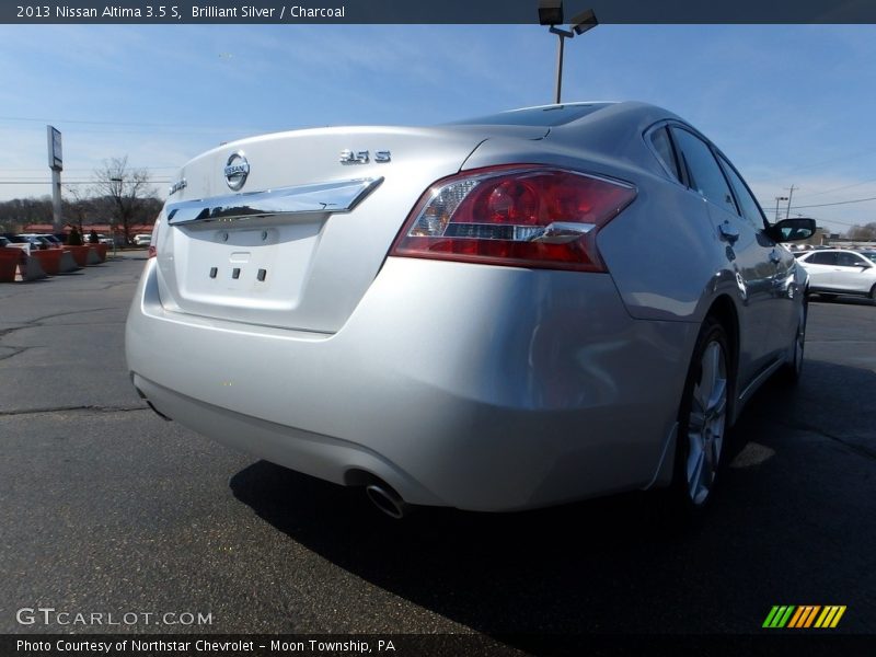 Brilliant Silver / Charcoal 2013 Nissan Altima 3.5 S
