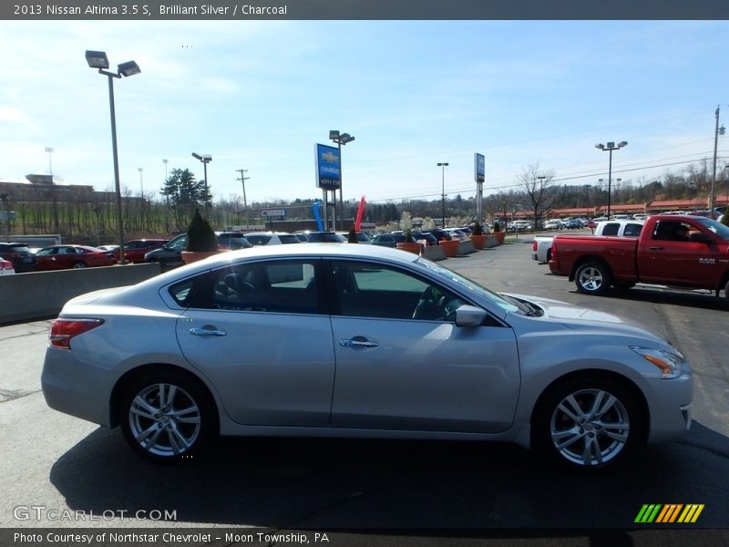 Brilliant Silver / Charcoal 2013 Nissan Altima 3.5 S