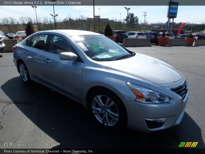 Brilliant Silver / Charcoal 2013 Nissan Altima 3.5 S