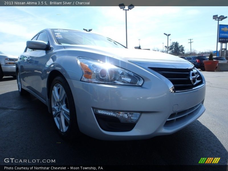 Brilliant Silver / Charcoal 2013 Nissan Altima 3.5 S