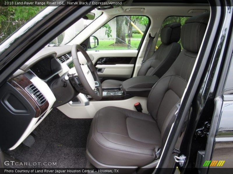  2018 Range Rover HSE Espresso/Almond Interior