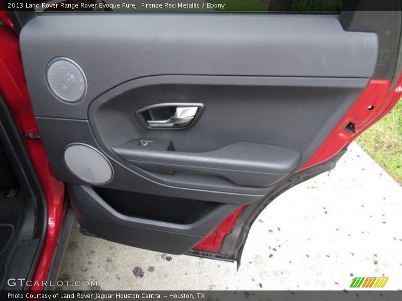 Firenze Red Metallic / Ebony 2013 Land Rover Range Rover Evoque Pure