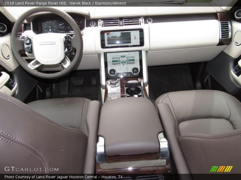Dashboard of 2018 Range Rover HSE