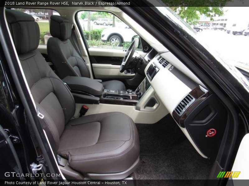 Front Seat of 2018 Range Rover HSE