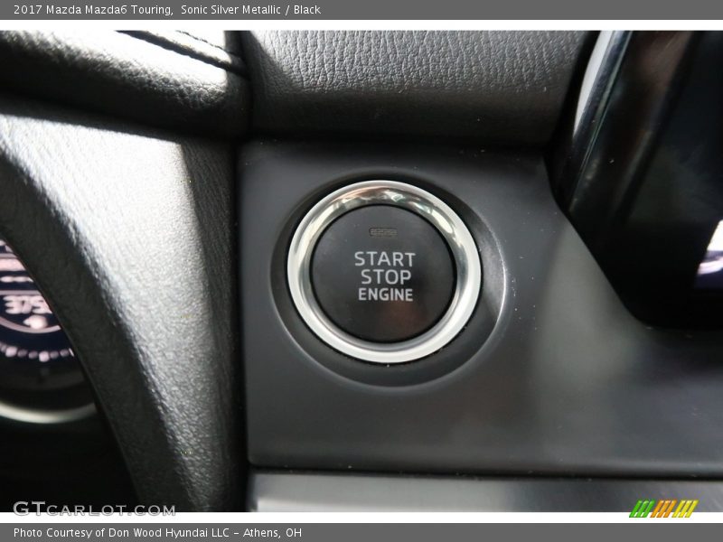 Sonic Silver Metallic / Black 2017 Mazda Mazda6 Touring