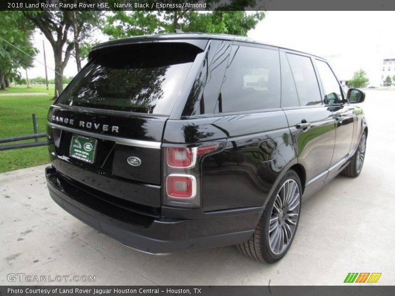 Narvik Black / Espresso/Almond 2018 Land Rover Range Rover HSE