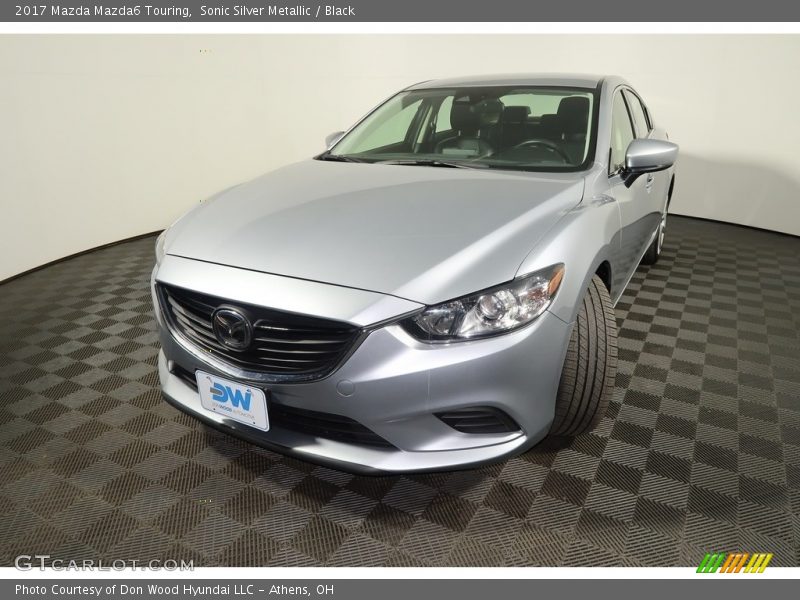 Sonic Silver Metallic / Black 2017 Mazda Mazda6 Touring