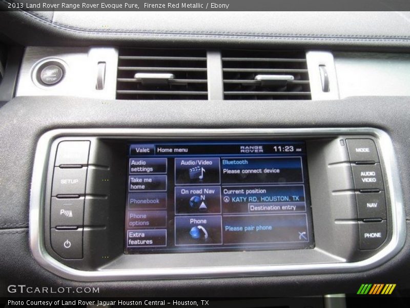 Firenze Red Metallic / Ebony 2013 Land Rover Range Rover Evoque Pure