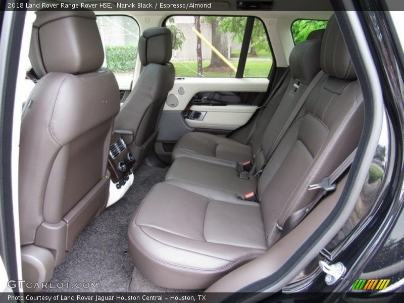 Rear Seat of 2018 Range Rover HSE