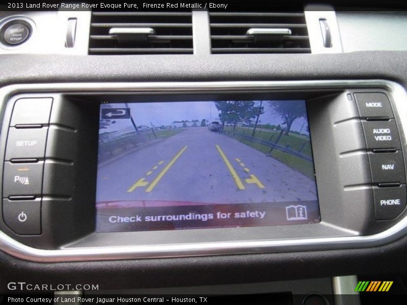 Firenze Red Metallic / Ebony 2013 Land Rover Range Rover Evoque Pure