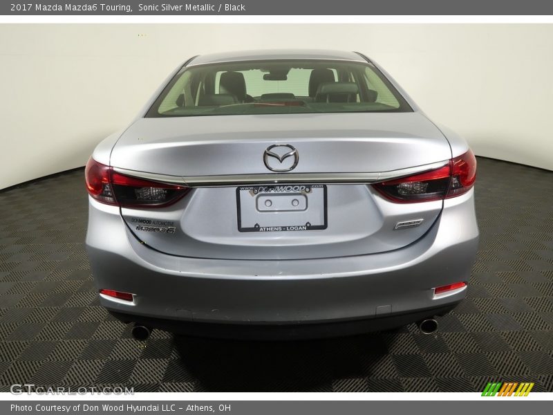Sonic Silver Metallic / Black 2017 Mazda Mazda6 Touring