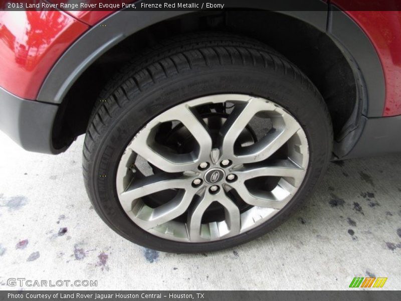 Firenze Red Metallic / Ebony 2013 Land Rover Range Rover Evoque Pure