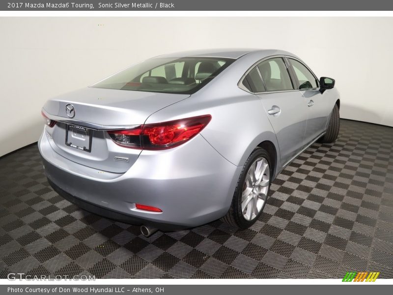 Sonic Silver Metallic / Black 2017 Mazda Mazda6 Touring