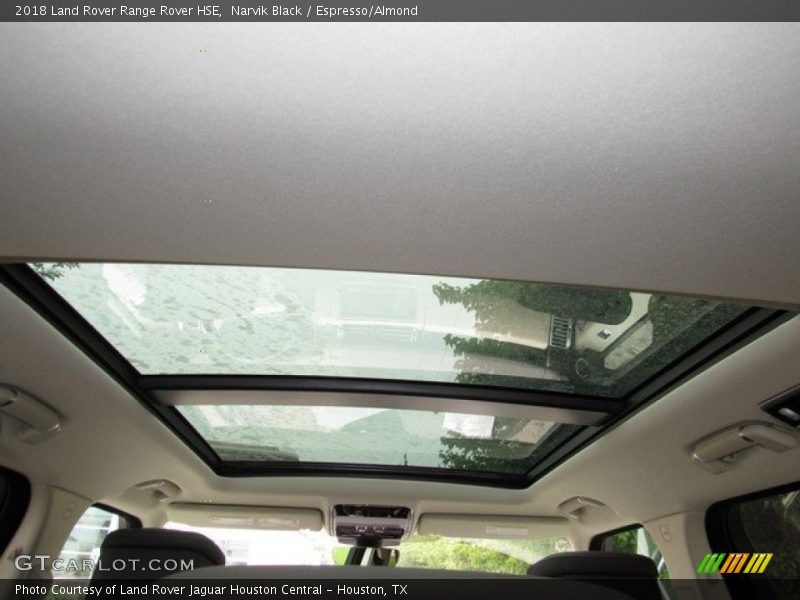Narvik Black / Espresso/Almond 2018 Land Rover Range Rover HSE