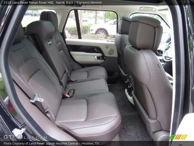 Narvik Black / Espresso/Almond 2018 Land Rover Range Rover HSE