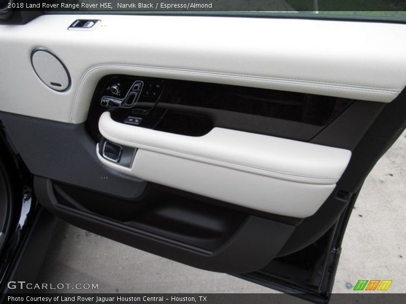 Narvik Black / Espresso/Almond 2018 Land Rover Range Rover HSE