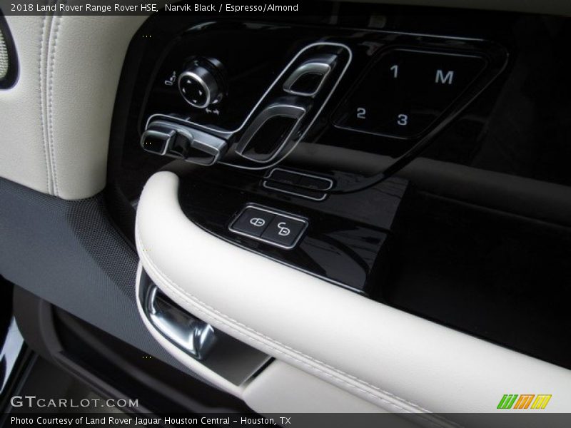 Narvik Black / Espresso/Almond 2018 Land Rover Range Rover HSE