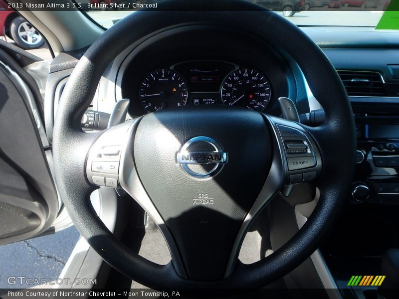 Brilliant Silver / Charcoal 2013 Nissan Altima 3.5 S