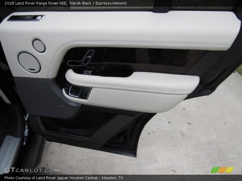Narvik Black / Espresso/Almond 2018 Land Rover Range Rover HSE