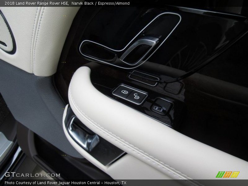Narvik Black / Espresso/Almond 2018 Land Rover Range Rover HSE