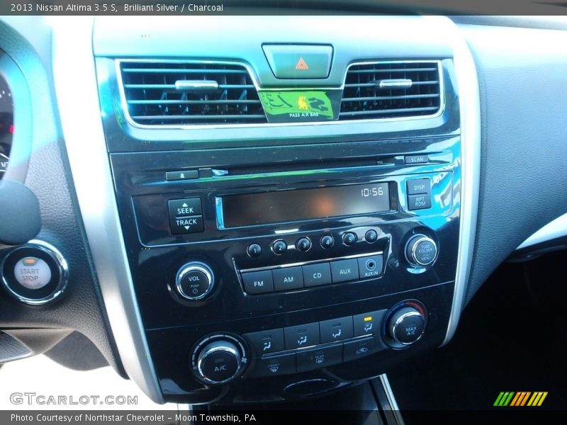 Brilliant Silver / Charcoal 2013 Nissan Altima 3.5 S