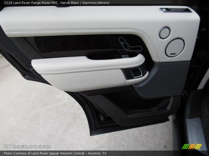 Narvik Black / Espresso/Almond 2018 Land Rover Range Rover HSE