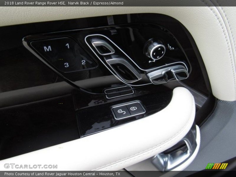 Narvik Black / Espresso/Almond 2018 Land Rover Range Rover HSE