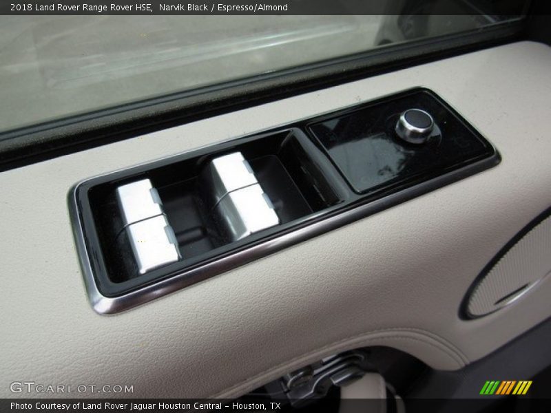 Narvik Black / Espresso/Almond 2018 Land Rover Range Rover HSE
