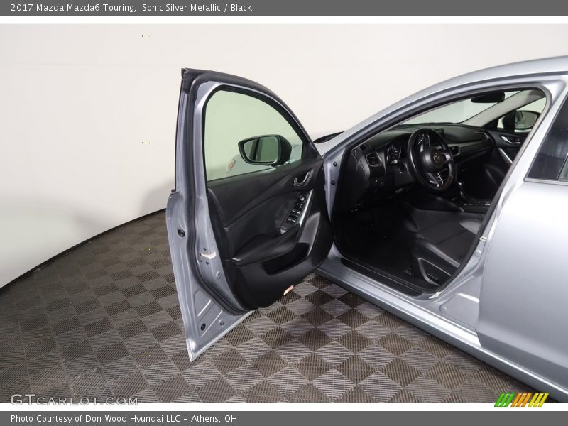 Sonic Silver Metallic / Black 2017 Mazda Mazda6 Touring