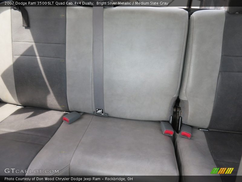 Bright Silver Metallic / Medium Slate Gray 2007 Dodge Ram 3500 SLT Quad Cab 4x4 Dually