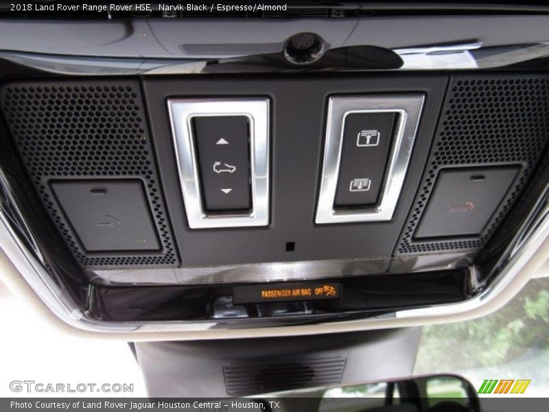Narvik Black / Espresso/Almond 2018 Land Rover Range Rover HSE