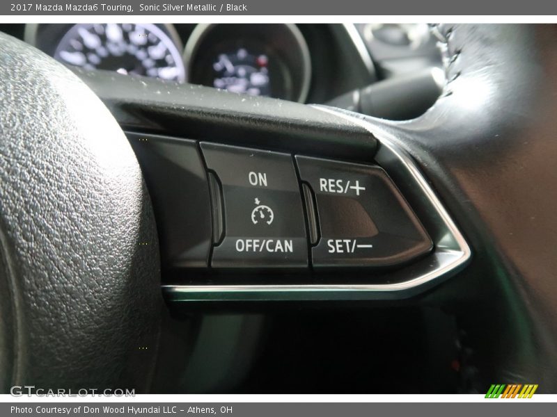 Sonic Silver Metallic / Black 2017 Mazda Mazda6 Touring