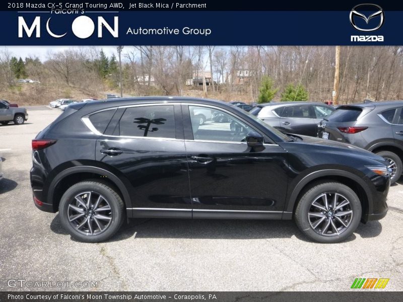 Jet Black Mica / Parchment 2018 Mazda CX-5 Grand Touring AWD