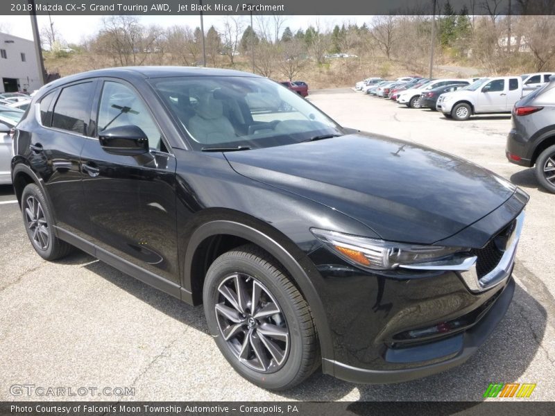 Jet Black Mica / Parchment 2018 Mazda CX-5 Grand Touring AWD