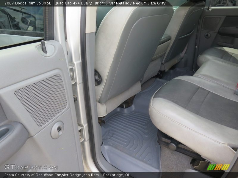 Bright Silver Metallic / Medium Slate Gray 2007 Dodge Ram 3500 SLT Quad Cab 4x4 Dually